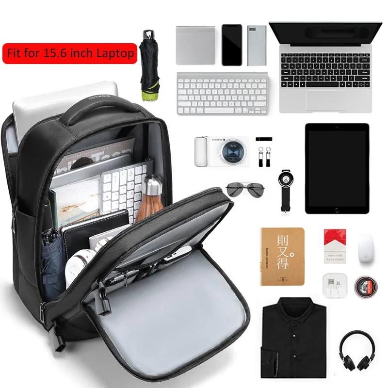 Многофункциональный мужской рюкзак для путешествий с защитой от кражи Большой