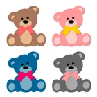 Новый Медведь Деревянный Штамп Скрапбукинг C3022 режущие штампы разные размеры совместимы с большинством высекальных машин