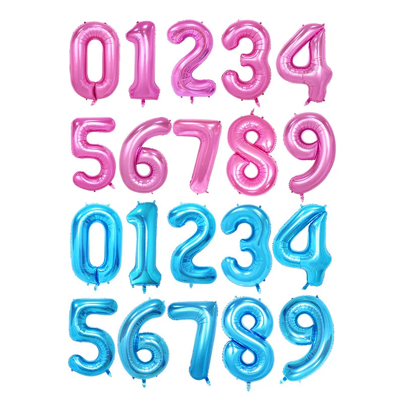 40 дюймов золотистые серебристые черные алюминиевой фольги воздушные шарики на