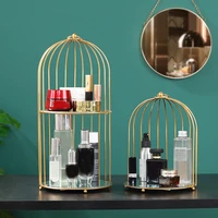 workey bird cage makeup jewelry box cosmetics cosmetic box lipstick perfume band bowroom storage rack
