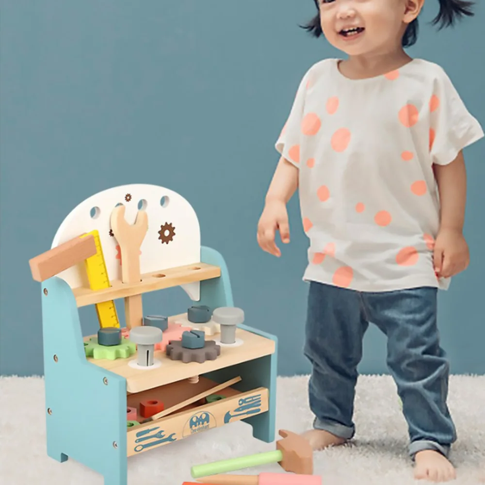 

1 Set of Kids Assembly Nut Screw Set Plaything Educational