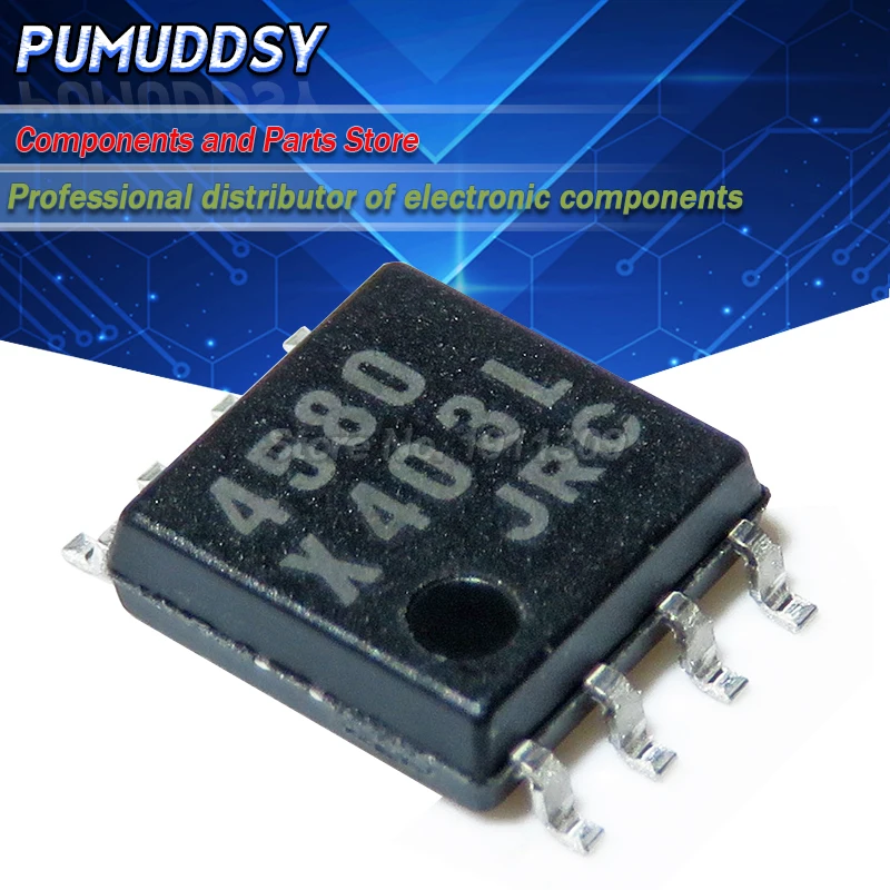 10 шт. NJM4580M NJM4580 4580 SOP-8 IC двойной операционный усилитель бесшумный аудио чип -