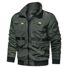 Весенняя куртка в стиле милитари мужские армейские летать пилот Осенняя хлопковая ветровка пальто теплые куртки-бомберы грузовой летная куртка мужской
