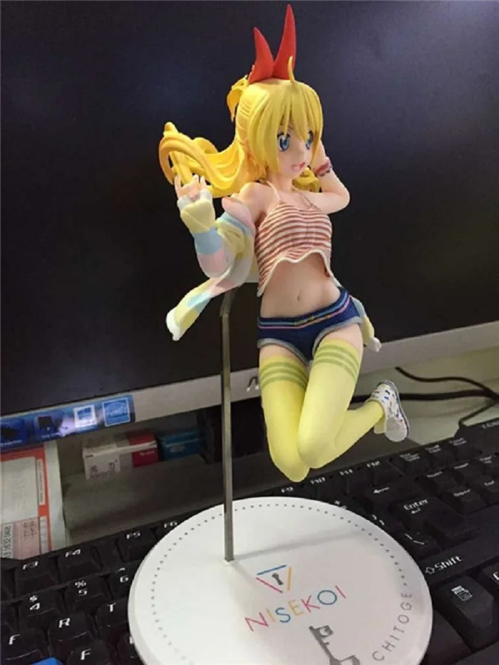 Экшн-фигурка псевдо любовь Nisekoi Kirisaki Chitoge масштаб 1/8 ПВХ 23 см японское аниме