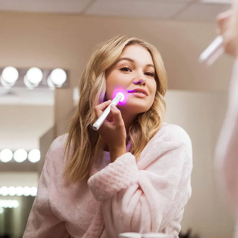 Оптовая продажа красный Blu Ray акне лазерная ручка фототерапия Совет мягкий шрам