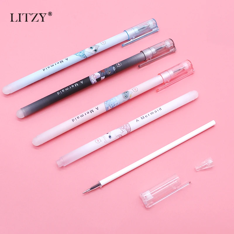 Волшебная гелевая ручка каваи 14 шт./компл. стираемая Заполняемая стержень 0 5 мм