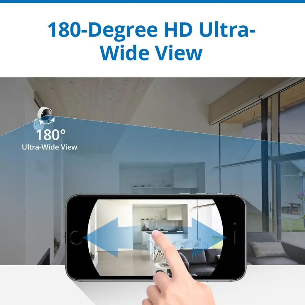 Камера видеонаблюдения SANNCE HD 1080P беспроводная сетевая инфракрасная камера