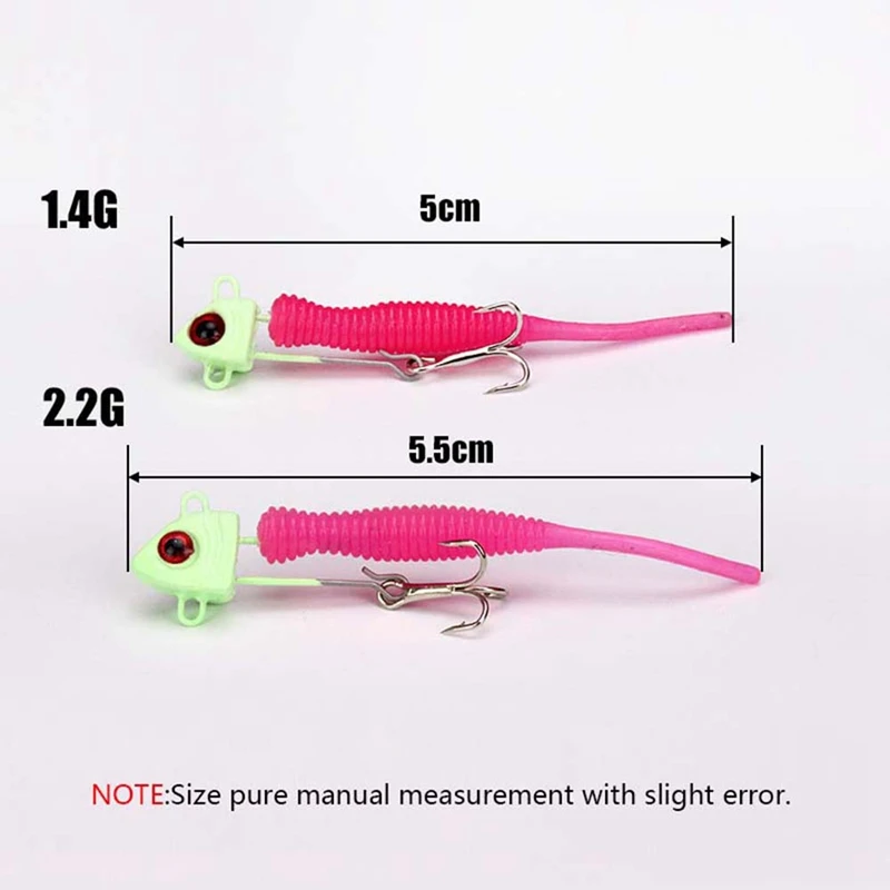 Мягкие приманки рыболовные снасти с тройной рыболовный крючок 2 шт./компл.