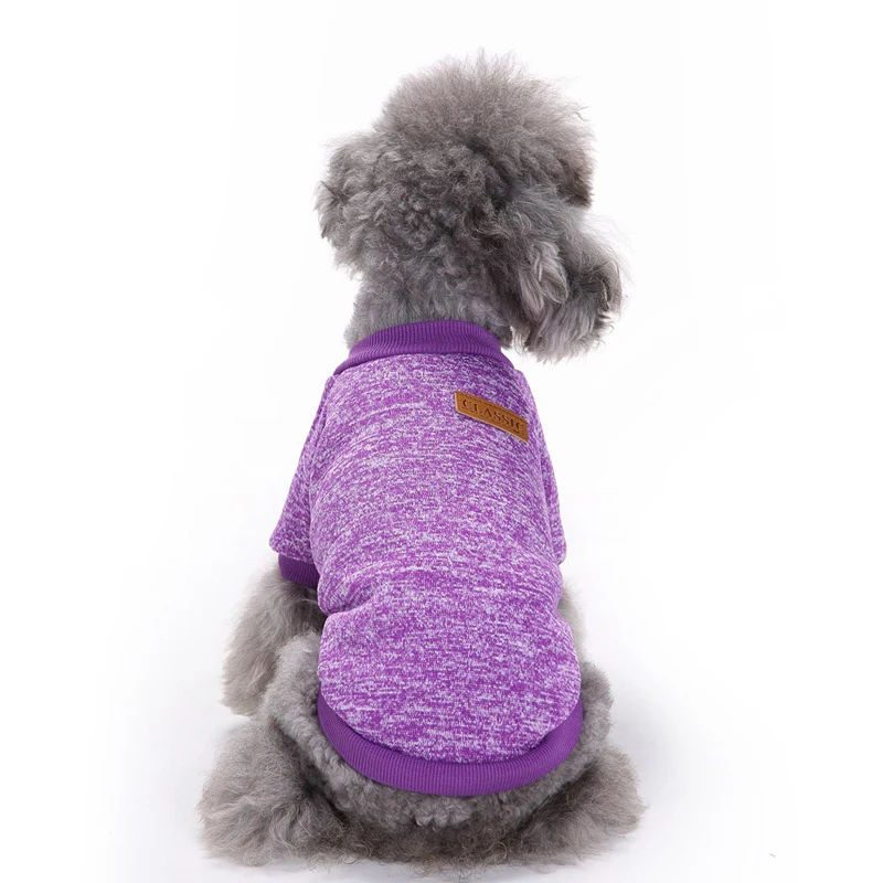 Зимняя Одежда для питомцев собак свитер теплое пальто куртки одежда кошек и