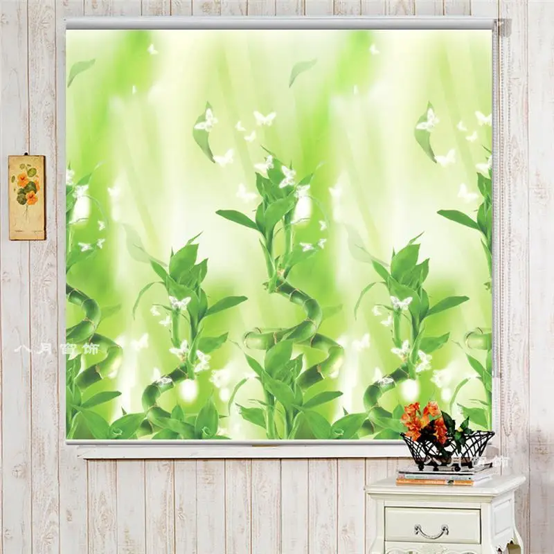 Декоративные жалюзи для дома персиковые шторы окон рулонные жалюзи|Жалюзи и