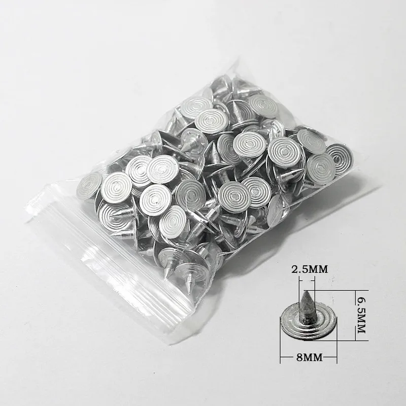 

200pcs! Threaded Metal Fixing Studs Button Straight nail for Denim Clothes DIY Jacket Leather Belt Craft Sewing Repair Tools