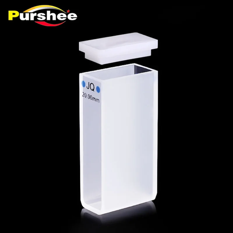 Стандартная кварцевая кювета с крышкой (20 мм)/кварцевый элемент/спектрофотометры