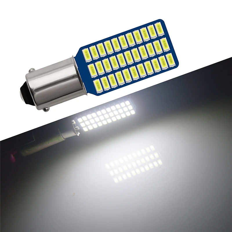 

500pcs BA9S LED T4W Bulbs Car Light Bulb 15 led 33 leds Non-Polarity Auto LED Trunk Lights License Plate Lamp 3014 4014