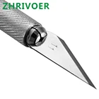 1 шт., разноцветная металлическая фреза, нескользящая резьба, искусственная резьба с дополнительными лезвиями #11 для печатной платы