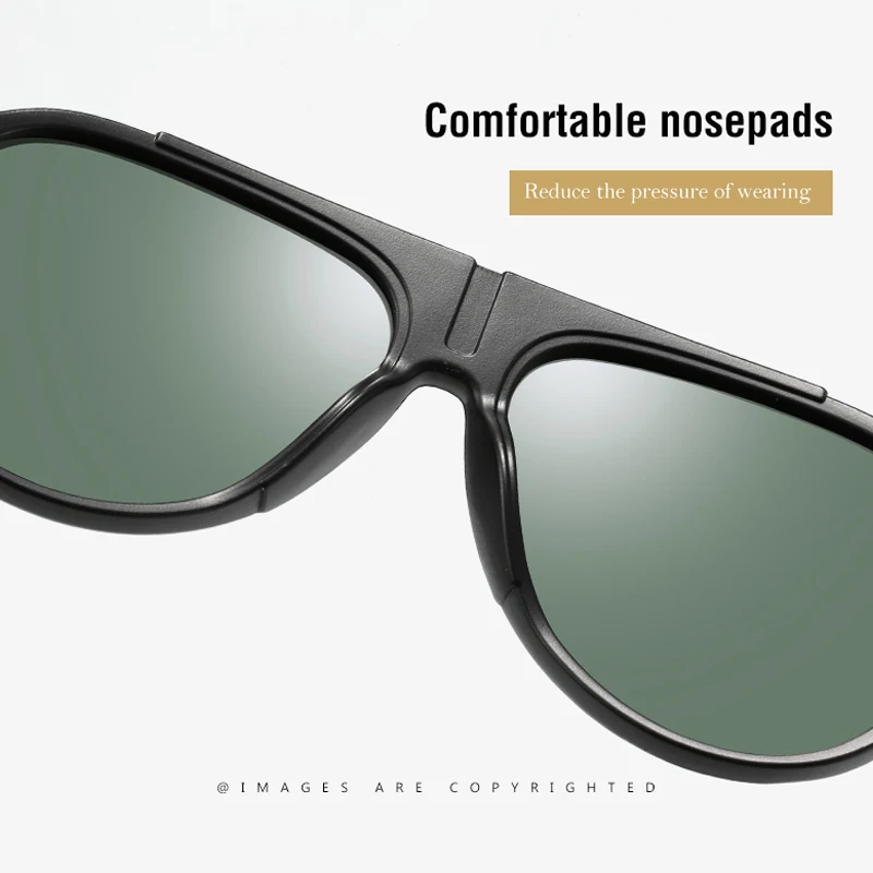 Модные солнцезащитные очки для мужчин и женщин авиаторы TR90 поляризационные