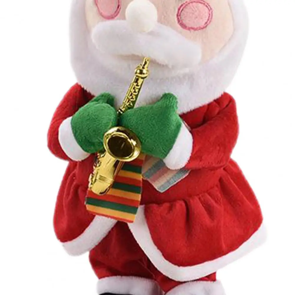 

Electric Christmas Toy with Instrument Early Development PP Cotton Christmas Electric Snowman Toy for Recreation