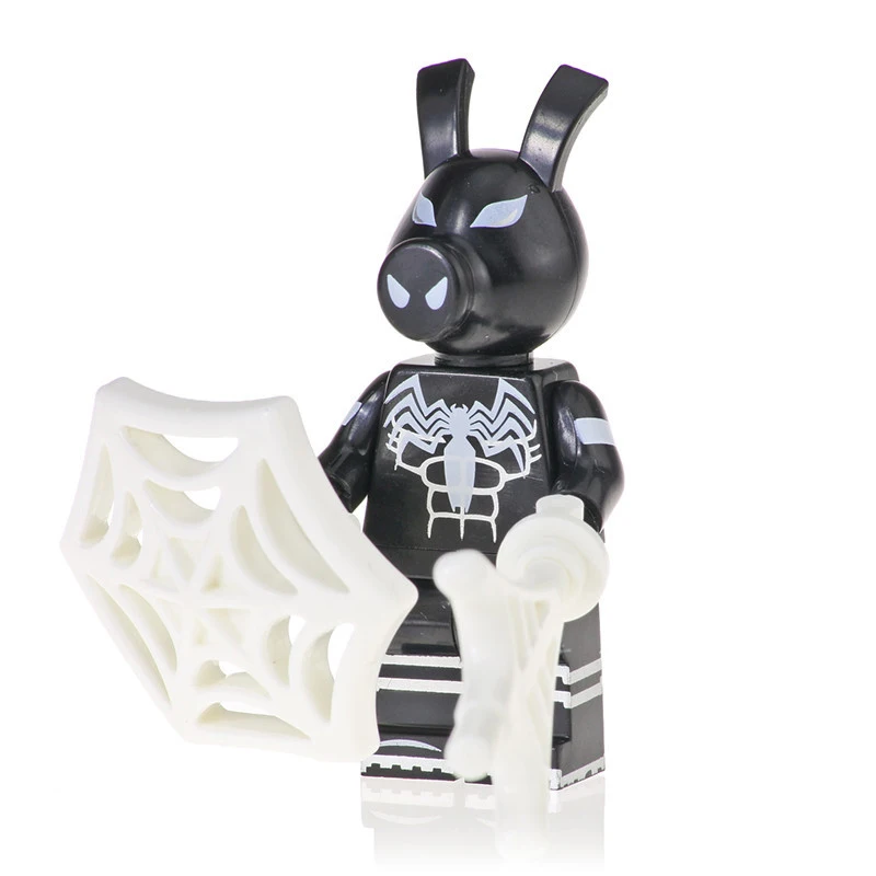 KF6085 совместим с Legoingly супер британская свинья серии костюм Человека-паука