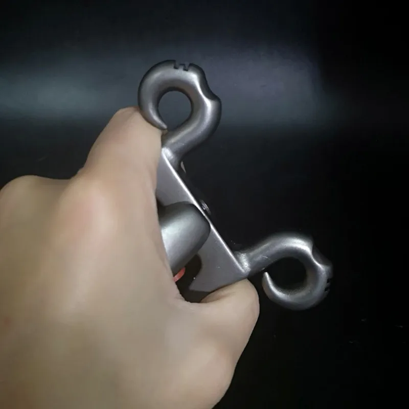 Тибетская антилопа Рогатка из нержавеющей стали уличная Точная Круглая Плоская