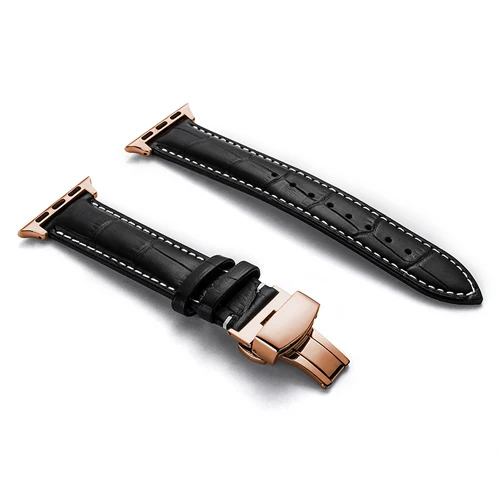 16 Кожаный ремешок для apple watch 4 5 44 мм 40 мм iwatch 42 мм 38 мм apple watch 4 3 2 1 Аксессуары Бабочка Пряжка браслет - Цвет ремешка: 16
