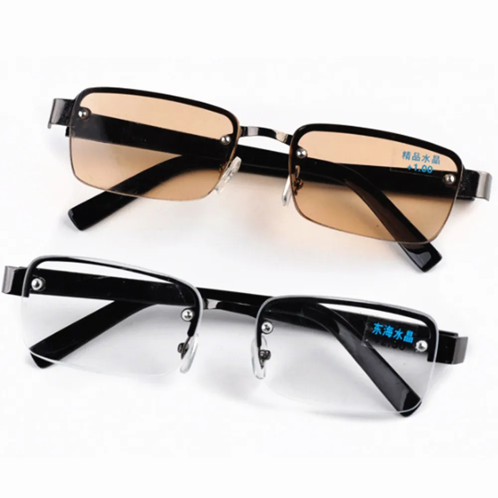 

Fashion Mens Fatigue prevention Crystal lens Reading Glasses +0.0 to +4.0 YJ016