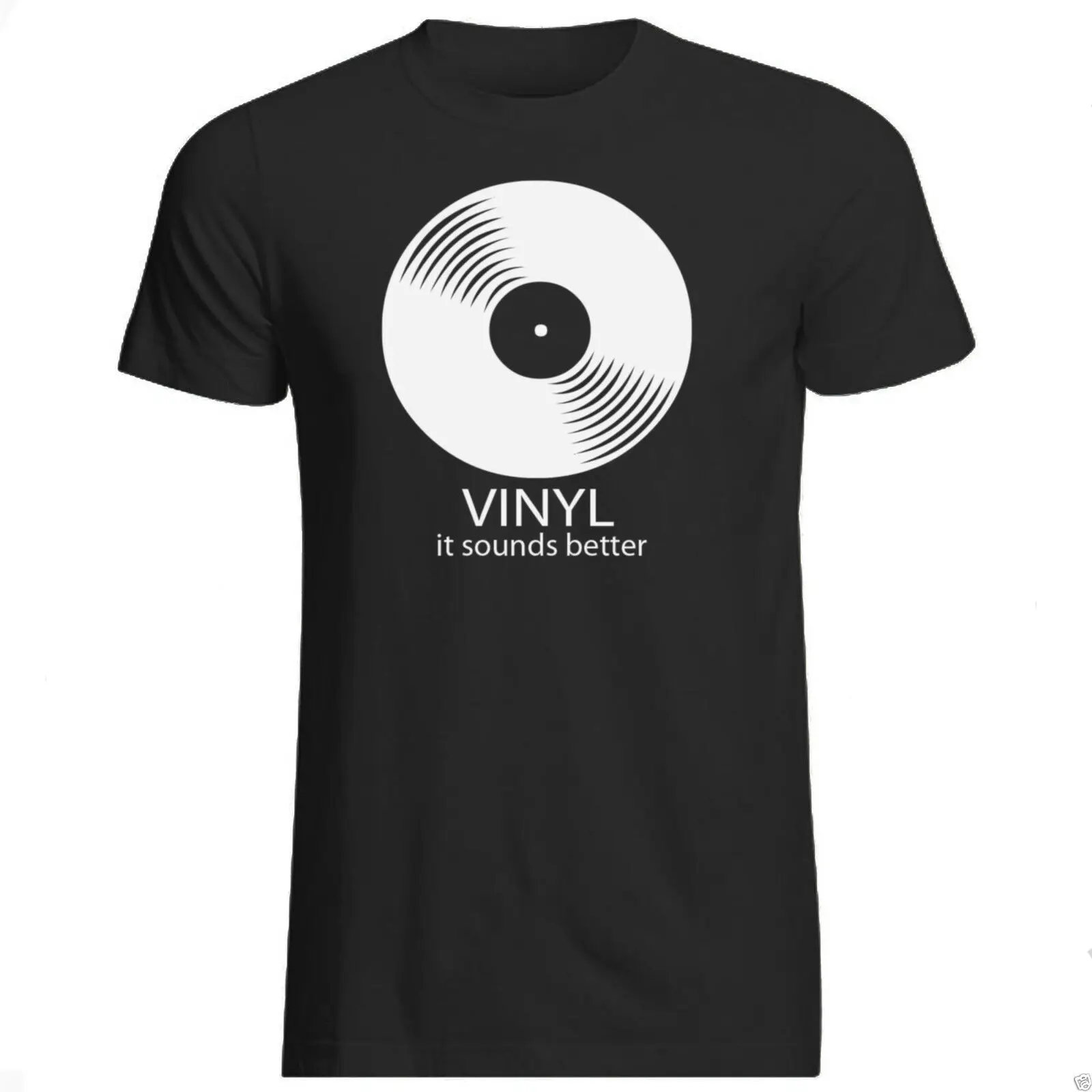 Виниловая футболка с надписью It Sounds Better все размеры + Col (альбом для