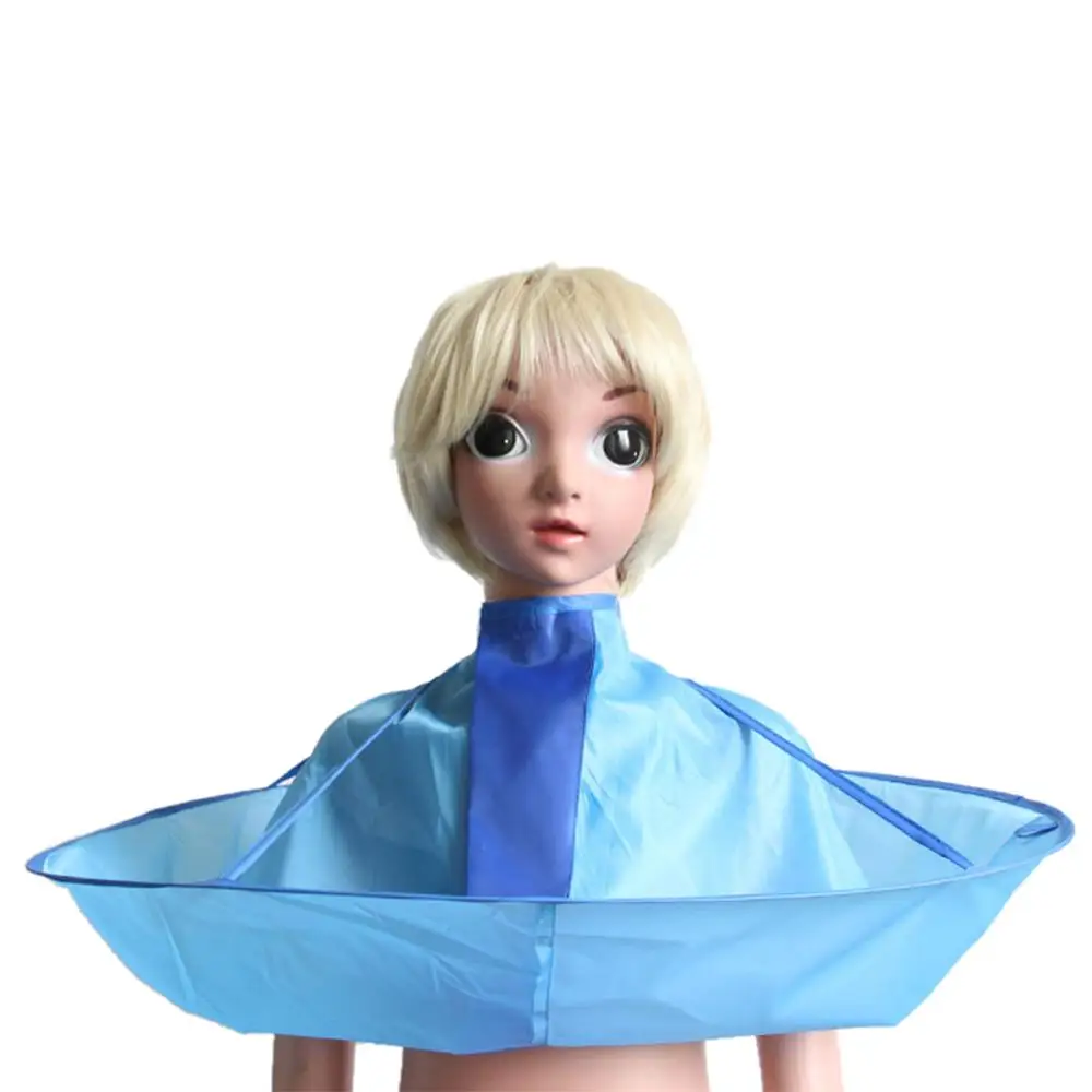 C 1 шт. взрослая Складная накидка для стрижки волос накидка-зонтик салон водонепроницаемый Парикмахерская для салона Парикмахерская специальный аксессуар для укладки волос - Цвет: C
