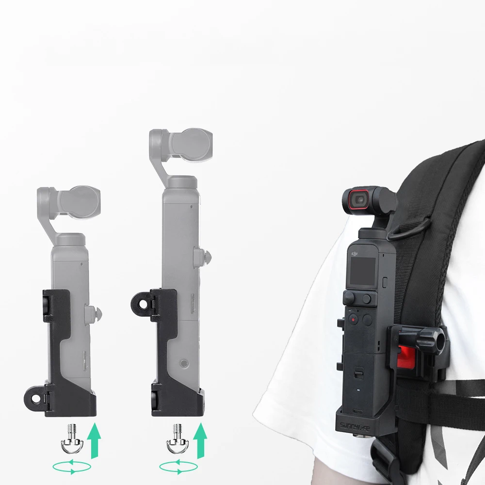Складной Адаптер для Osmo Pocket 2 ABS с винтом 1/4 дюйма складной двойной ушной адаптер