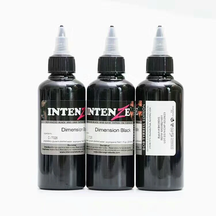 Wholesale 1pcs Tattoo Ink Black Permanent Makeup Pigment Microblading Micro Pigmentation Pigments for Body Paint Tattoo Color