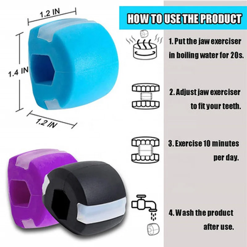 Фитнес-тренировочный мяч для тела тренажер лица мышц скул подводка челюсти |