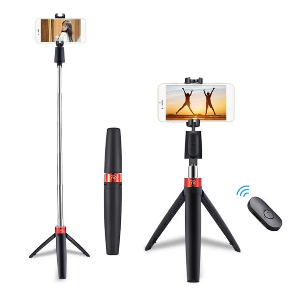 

Folding Tripod Wireless Selfie Stick Mobile Phone Universal Live Triangle Bracket One Self-Timer Artifact