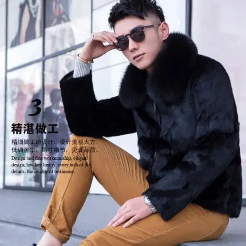 Повседневная мужская зимняя одежда 2019 пальто из искусственного меха мужской