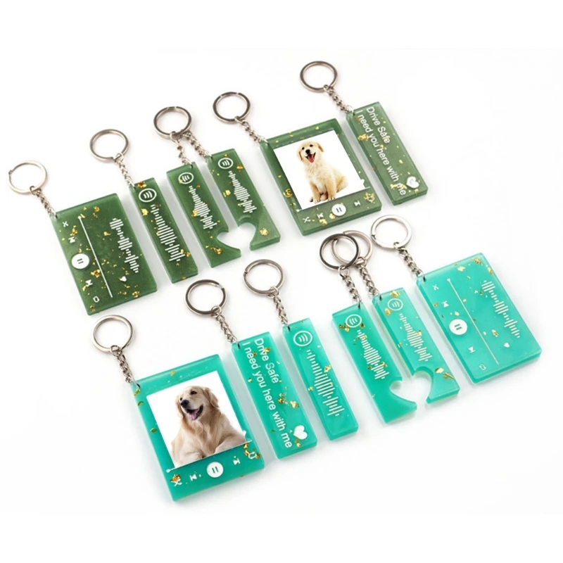 

DIY Crafts Jewelry Music Player Epoxy Resin Mold Keychain Pendant Silicone Mould