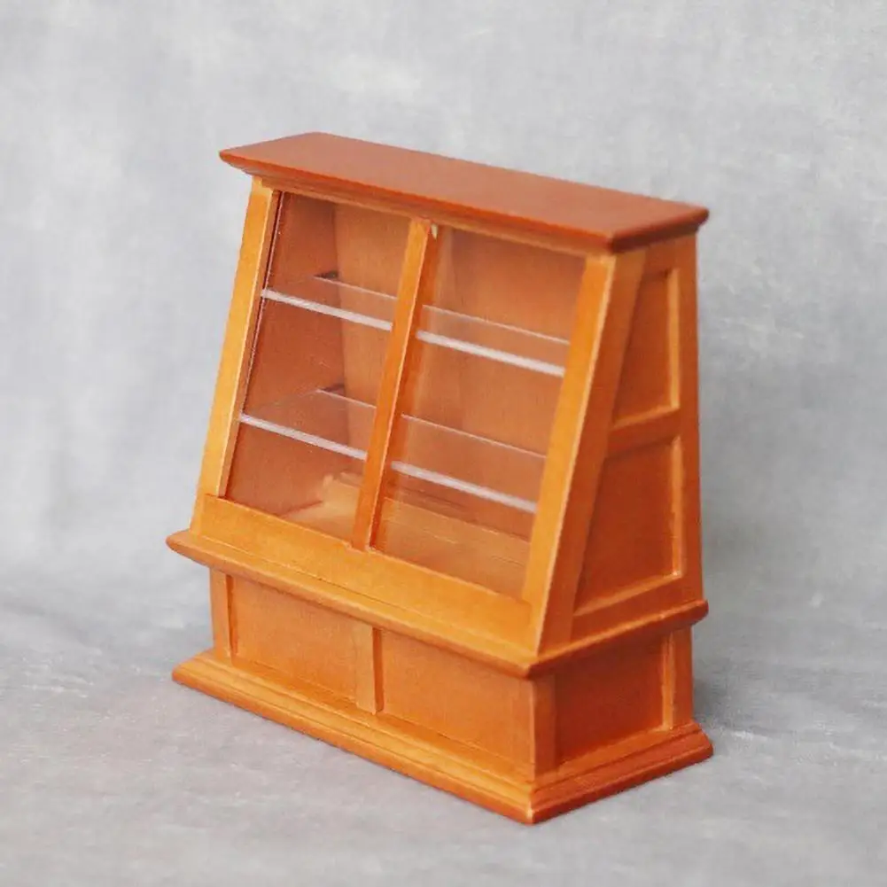Миниатюрный Кукольный домик в масштабе 1/12 магазин мебели полка для пирожных