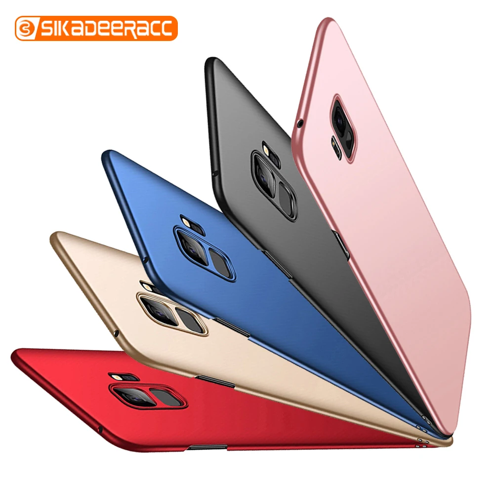 Матовый Жесткий чехол для телефона samsung Galaxy S10 S9 S8 Plus S7 Edge противоударный Гладкий