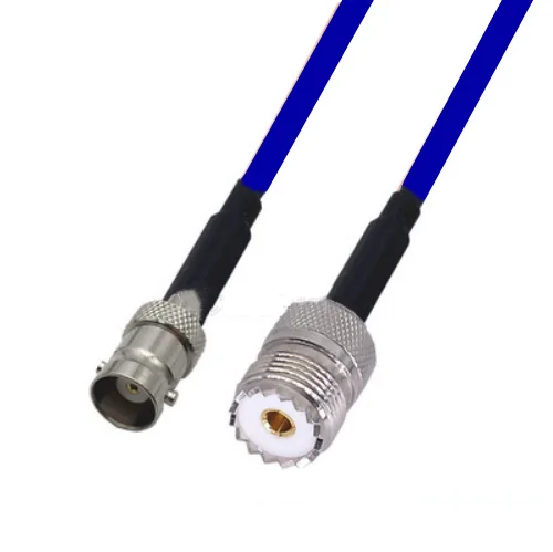 Кабель RG405 кабель BNC мама в UHF PL259 женский разъем полугибкий коаксиальный 086 &quot50 Ом