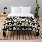 Дазай Осаму коллаж манга цветная версия плед одеяло супер мягкий печать семейный автомобиль и диван кровать летние офисные одеяла