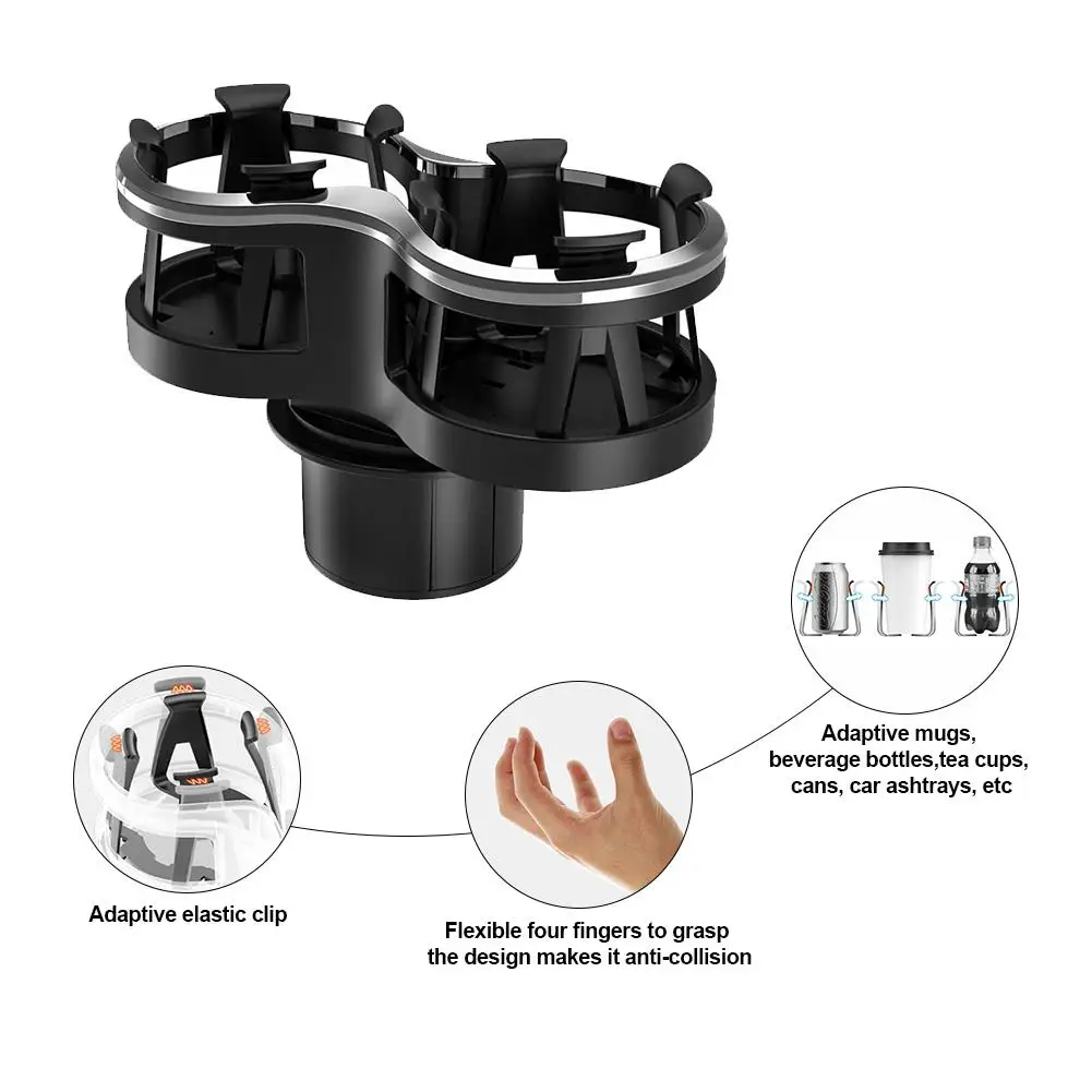 

Car Cup Holder Modified Fixed Multi-function Car Inside Water Cup Ashtray Stand Bottle Holders Car Accessories