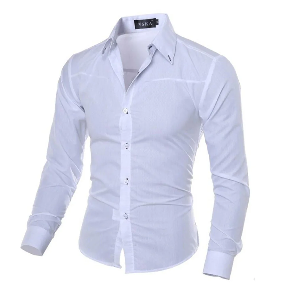 Men's Classic Business Long-sleeved Slim-fit Formal Shirt