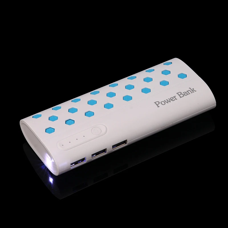 2018 соты дизайн 20000mAh 5 V/1A портативный Банк питания три USB зарядные устройства для
