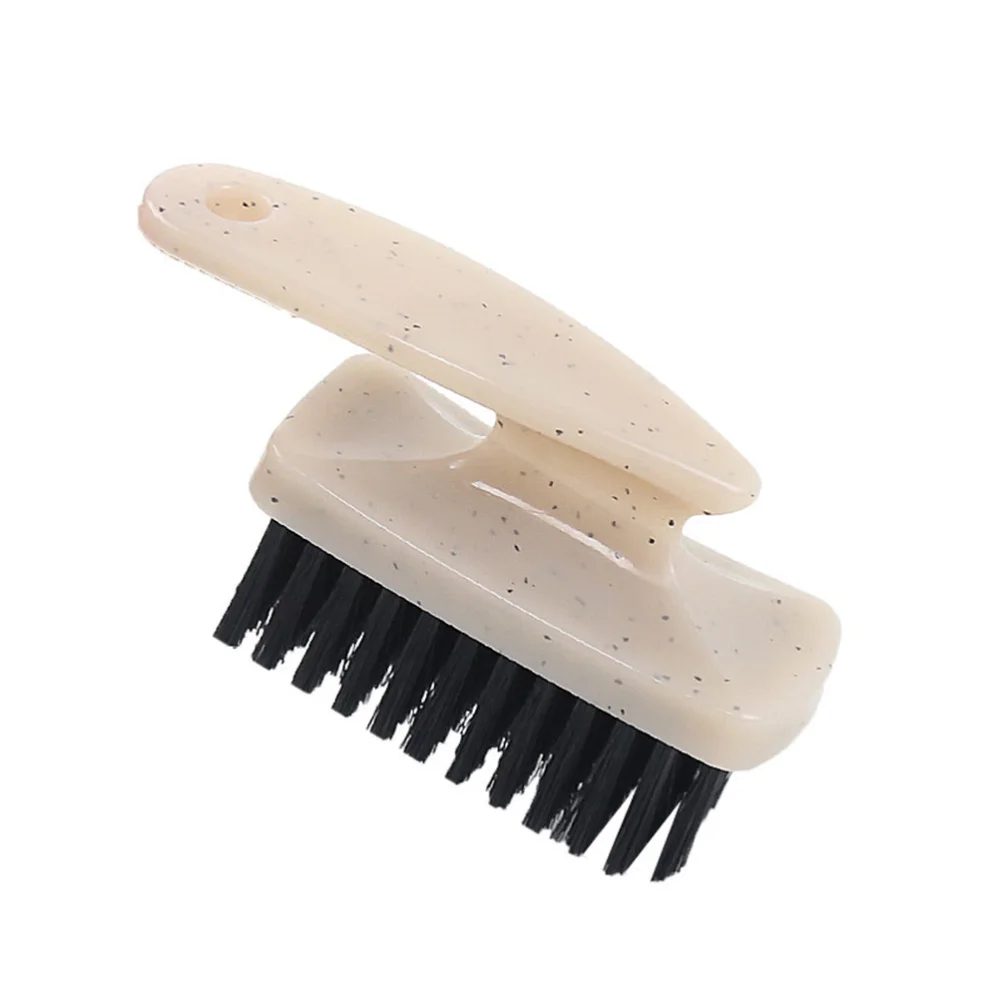 

3pcs Household Cleaning Brush Handle Brush for Clothes Furniture Kitchen (Light Yellow, Light Blue, Apricot)