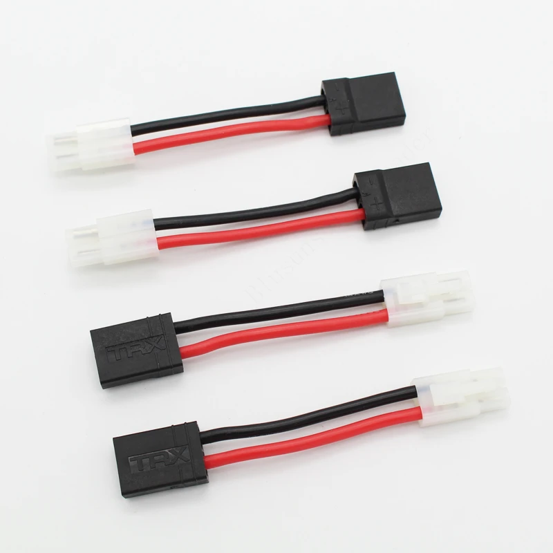 

200 pcs /Lot Tamiya Connector to TRX Female Adaptor 14 AWG Cable 60mm for RC Part