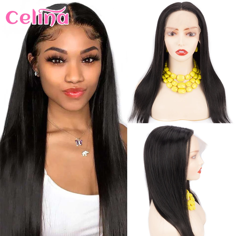 

13x1x5 T Part Lace Wigs Long Straight Human Hair Wigs Lace Frontal Wig Brazilian Remy Human Hair Wig For Black Women Pre Plucked