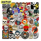 103050 шт.компл. Мультяшные готические панковские ужасные скелеты граффити микс водонепроницаемые наклейки из ПВХ для сделай сам чемодан чехол для ноутбука скейтборда