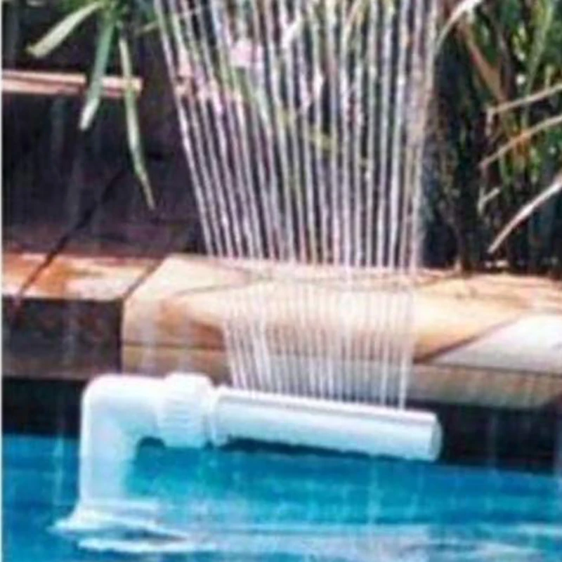 

Swimming Pool Waterfall Fountain Kit Waterfall Fountain Tube Feature Water Spay Pools Spa Decorations Swimming Pool Accessories