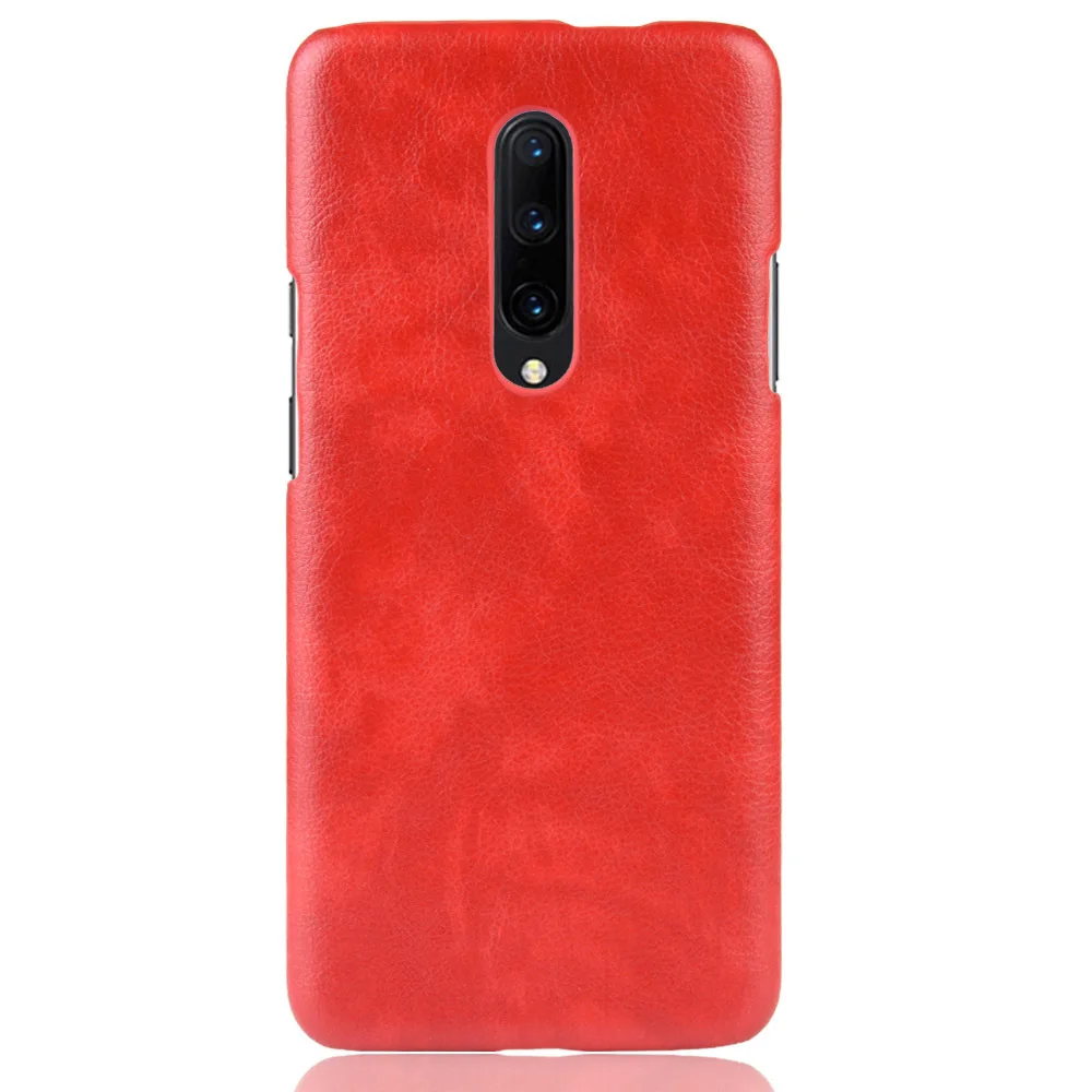 Чехол для Oneplus 7T 7 Pro 6 6T чехол из искусственной кожи матовый жесткий