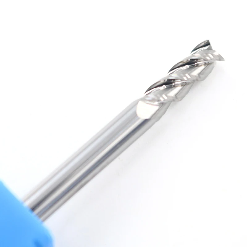 Высококачественный твердосплавный Фрезерный резак HRC45 с 3 канавками 1 мм концевые