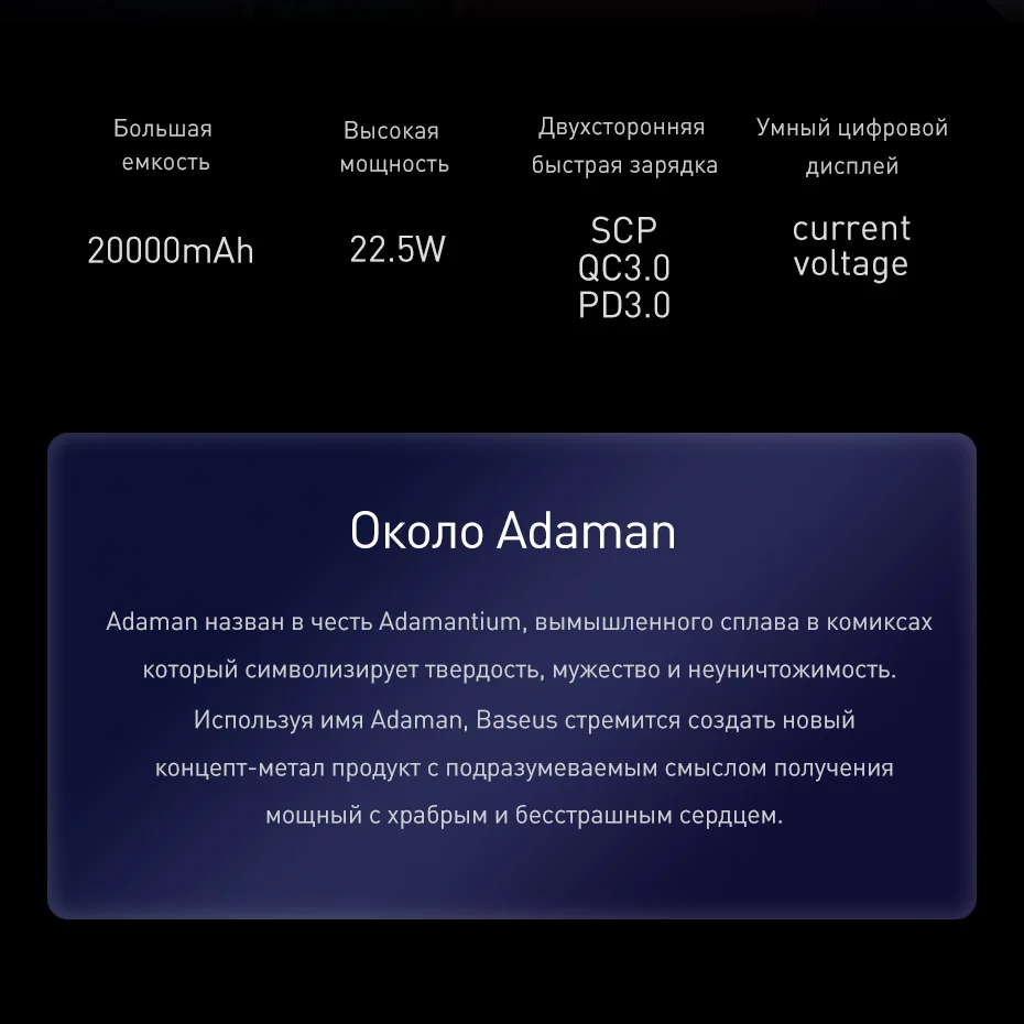 Baseus, 20000 мА/ч, внешний аккумулятор, быстрая зарядка, 4,0, 3,0, USB C, PD, быстрая зарядка, внешний аккумулятор для iPhone 11, портативное зарядное устройство