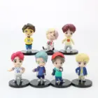 7 шт.лот KPOP Bangtan Boys TinyTAN корейские персонажи группы Jin модели игрушки Фигурки героев Игрушки для девочек игрушки