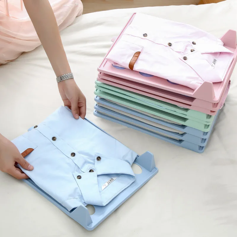 1pcs Storage folding board home artifact shirt t-shirt overlapping storage finishing tool drawers |