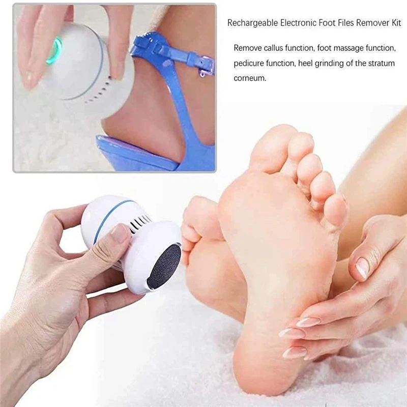 Шлифовальная машинка для ног перезаряжаемая электрическая удаления мозолей